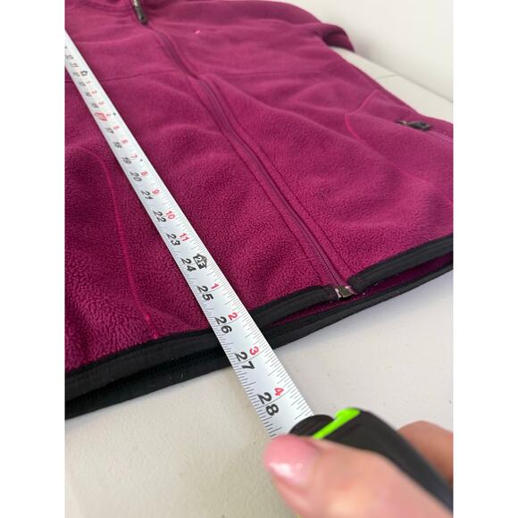 OAKLEY POLARTEC FLEECE PURPLE FULL ZIP HOODIE W/ PINK LOGO WOMENS L/XL - Picture 12 of 12
